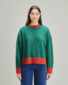 Bicolor Stripes Wool Sweater
