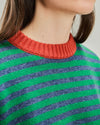 Bicolor Stripes Wool Sweater