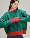 Bicolor Stripes Wool Sweater