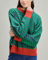 Bicolor Stripes Wool Sweater