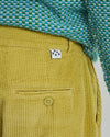 Corduroy Pleated Chino Olive