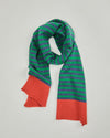 Wool Scarf Bicolor Stripes
