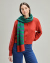 Wool Scarf Bicolor Stripes