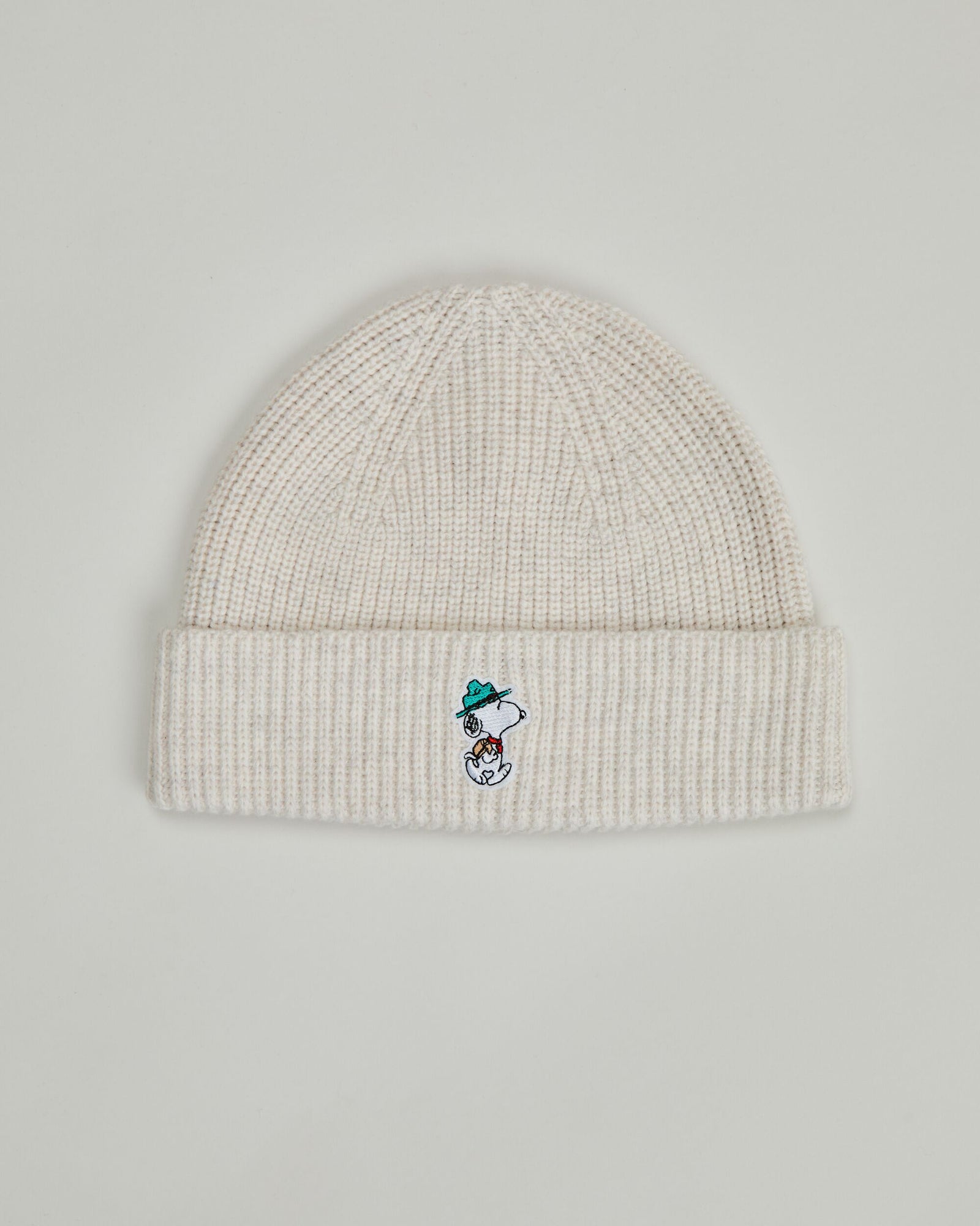 Peanuts Beagle Scout Wool Beanie Beige 