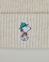 Peanuts Beagle Scout Wool Beanie Beige