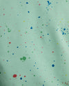 Splash Paint Sweatshirt Green