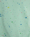 Splash Paint Tshirt Green