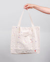 Splash Totebag Ecru
