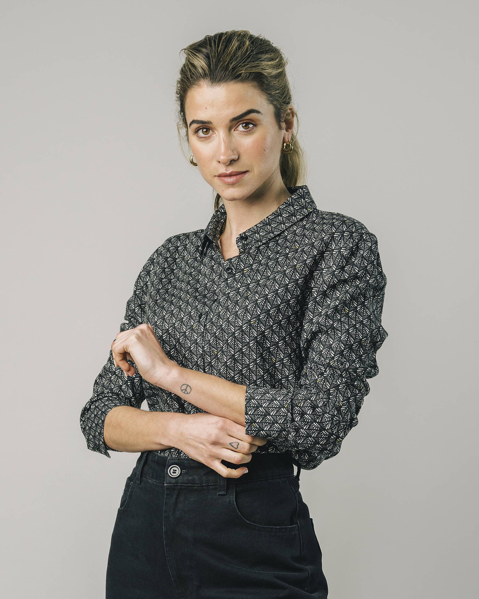 Shooting Star Blouse Black