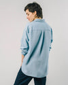 Indigo Tencel Oversize Blouse Denim