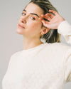 Lace Sweater Ecru