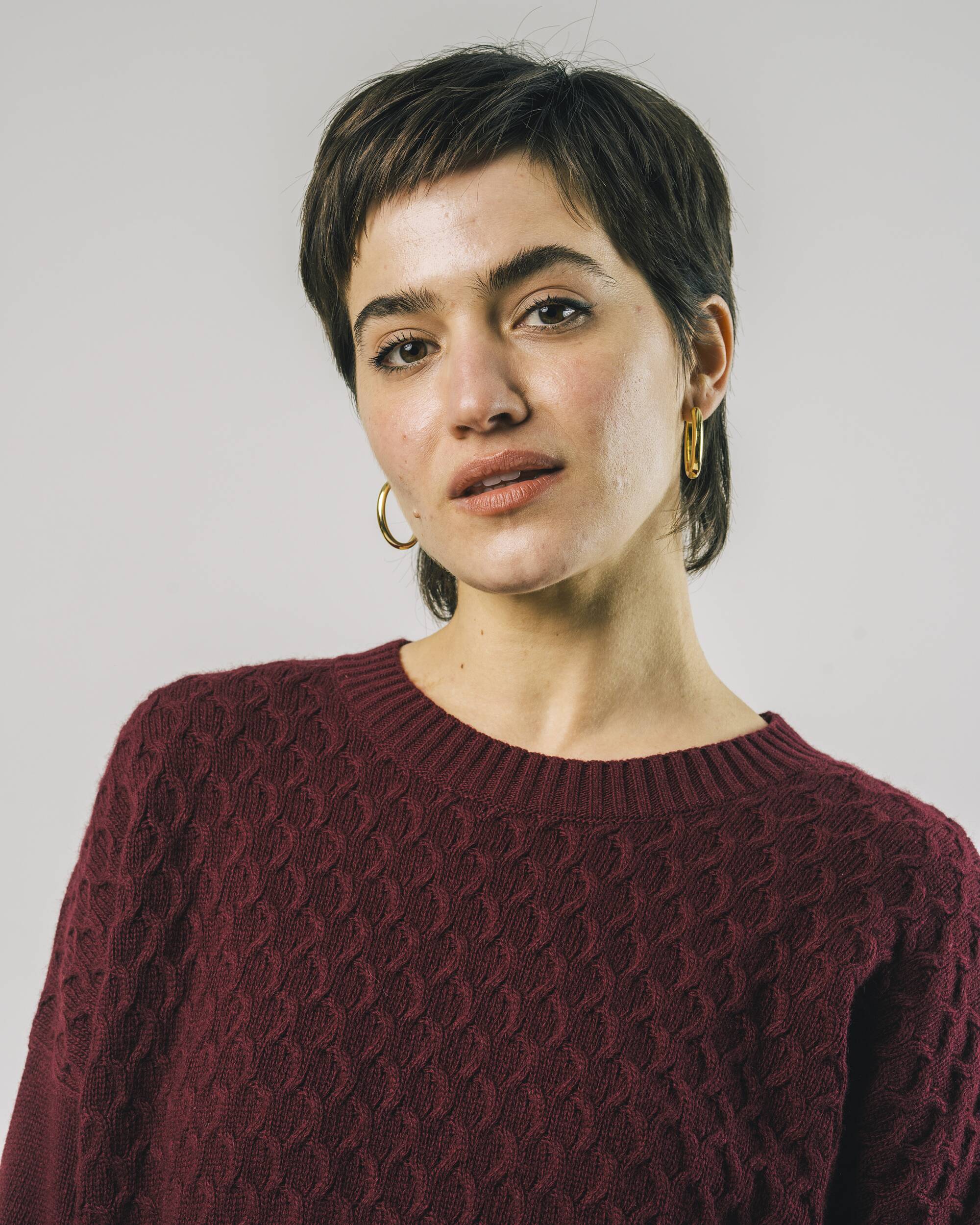 Knitted Dress Porto Wine