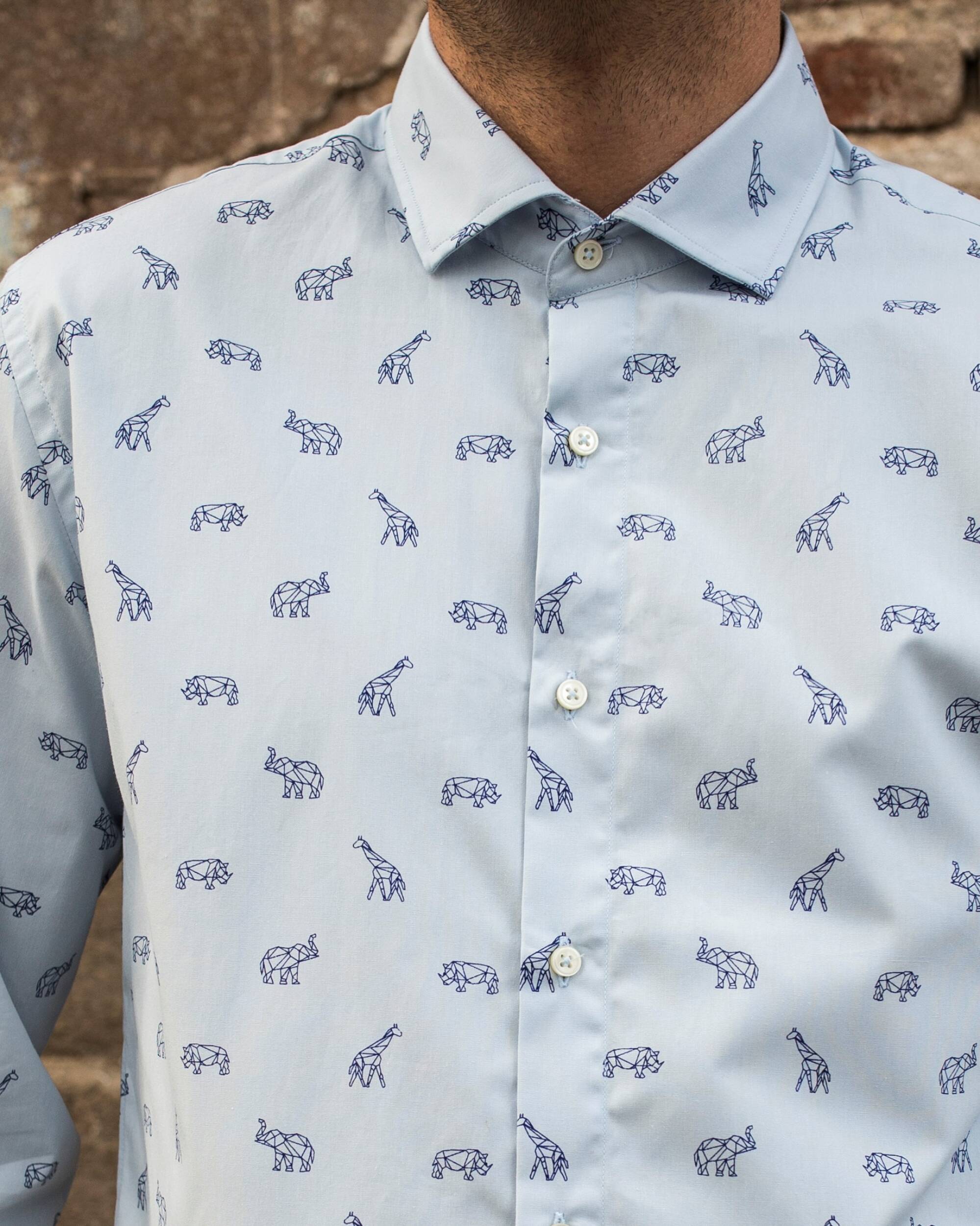 From The Future To Savannah Printed Shirt
