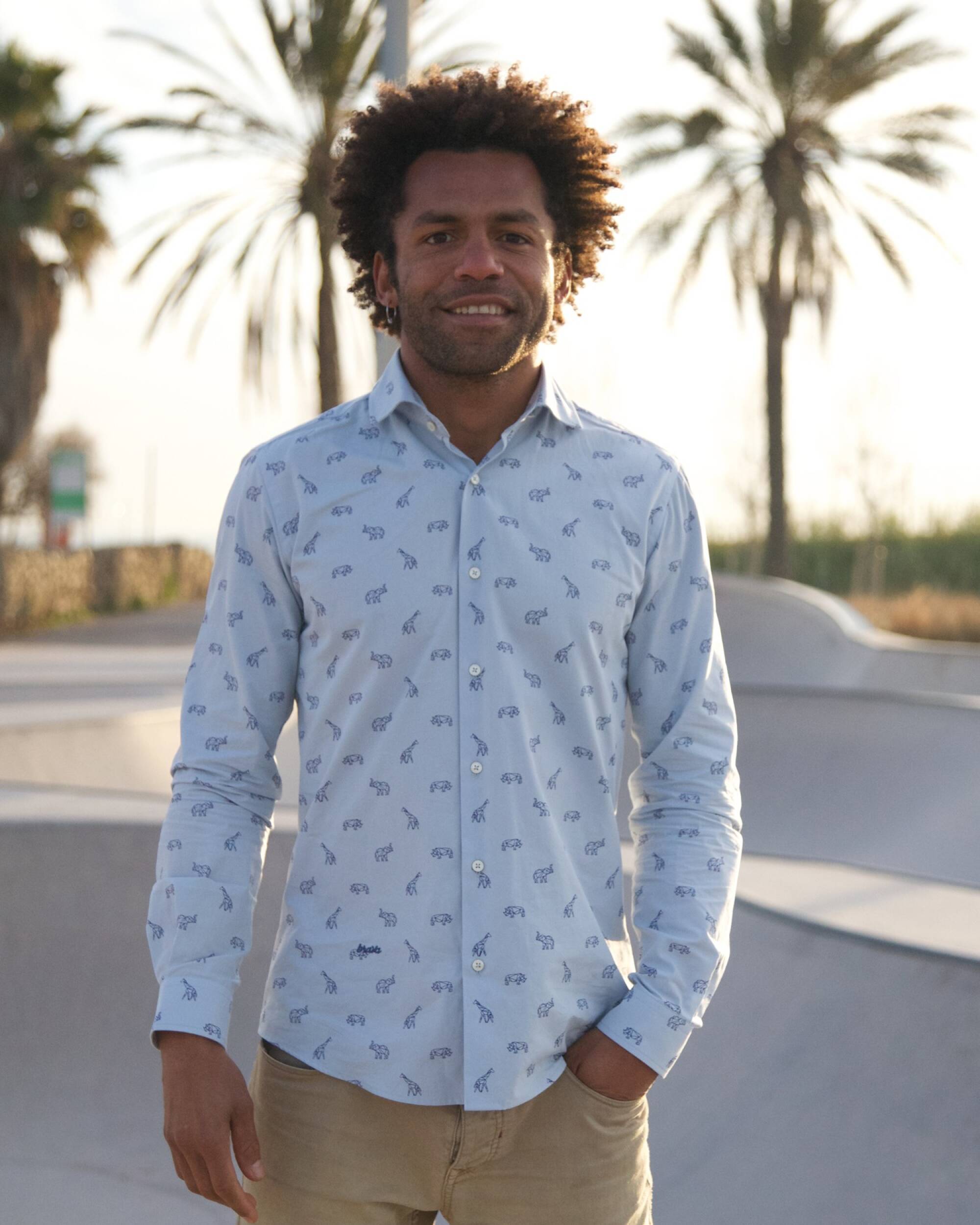 From The Future To Savannah Printed Shirt
