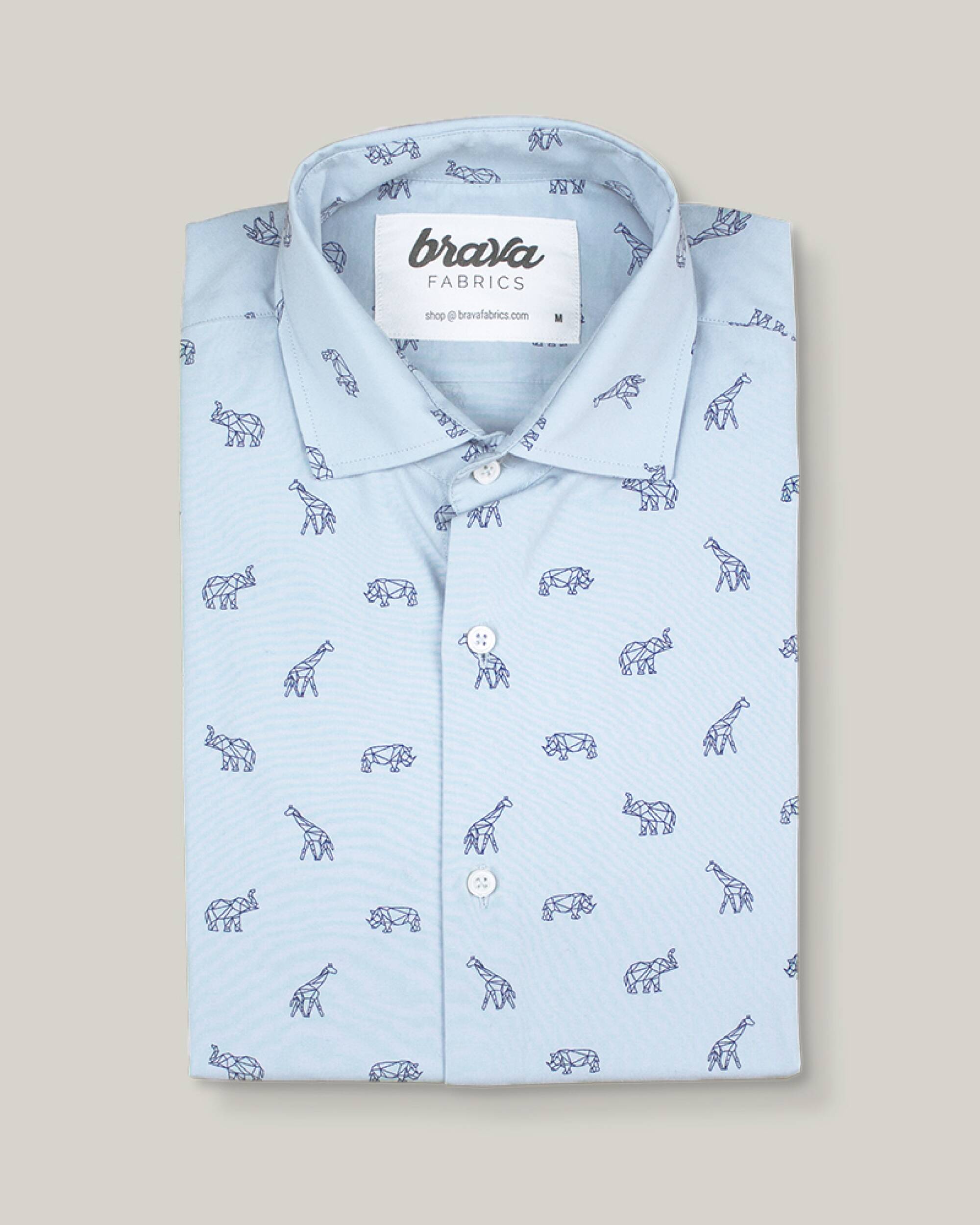 From The Future To Savannah Printed Shirt