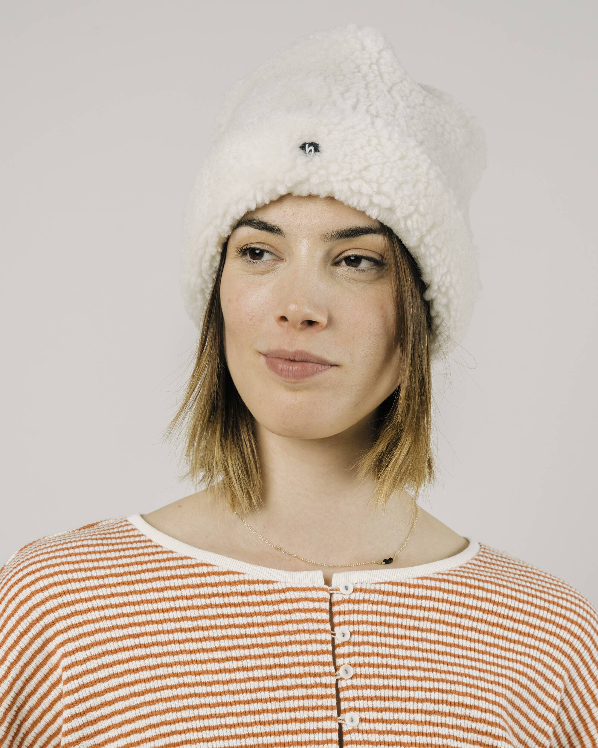 Fleece Beanie Offwhite