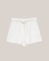 Marble Belted Short White