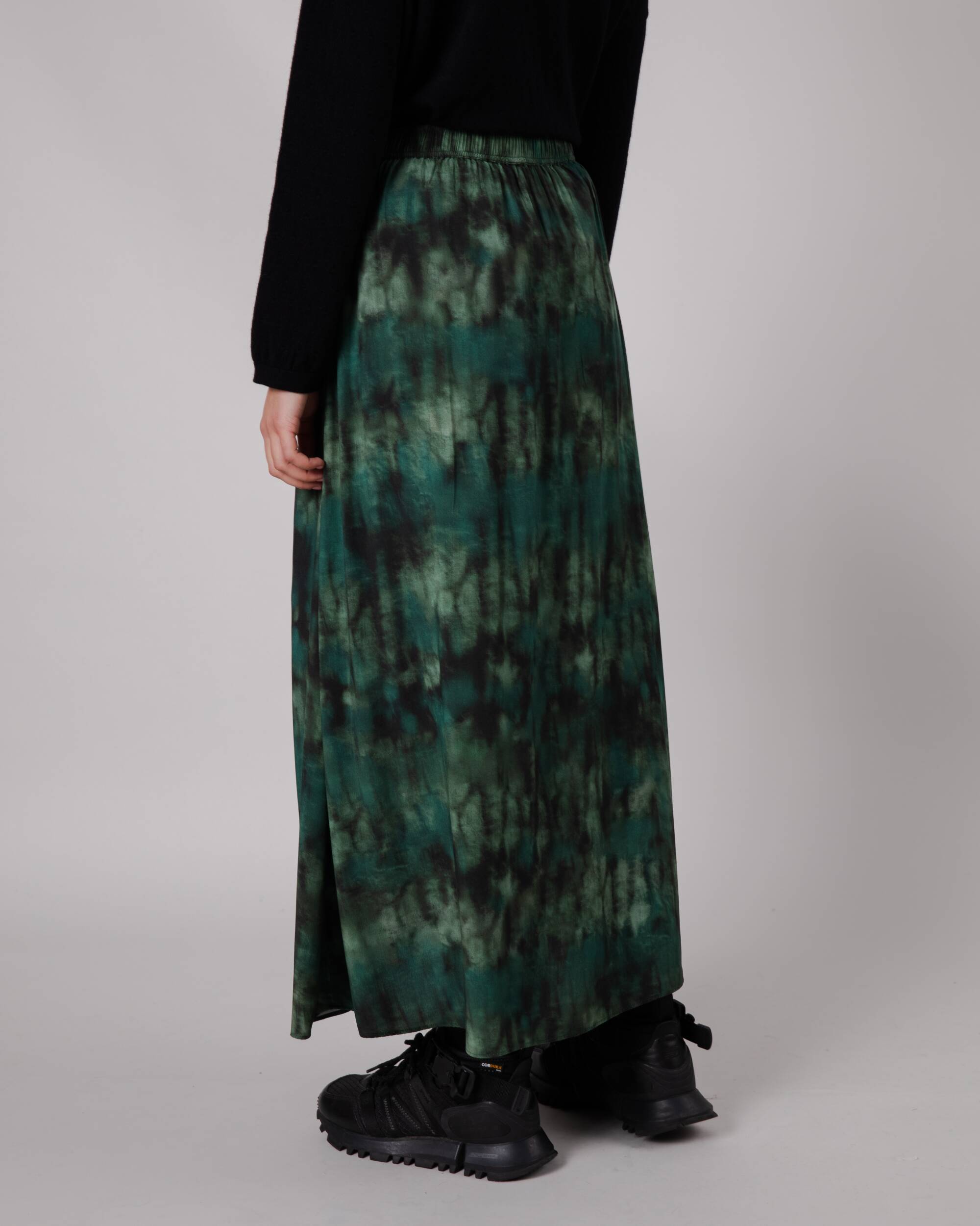 Moss Long Skirt Green