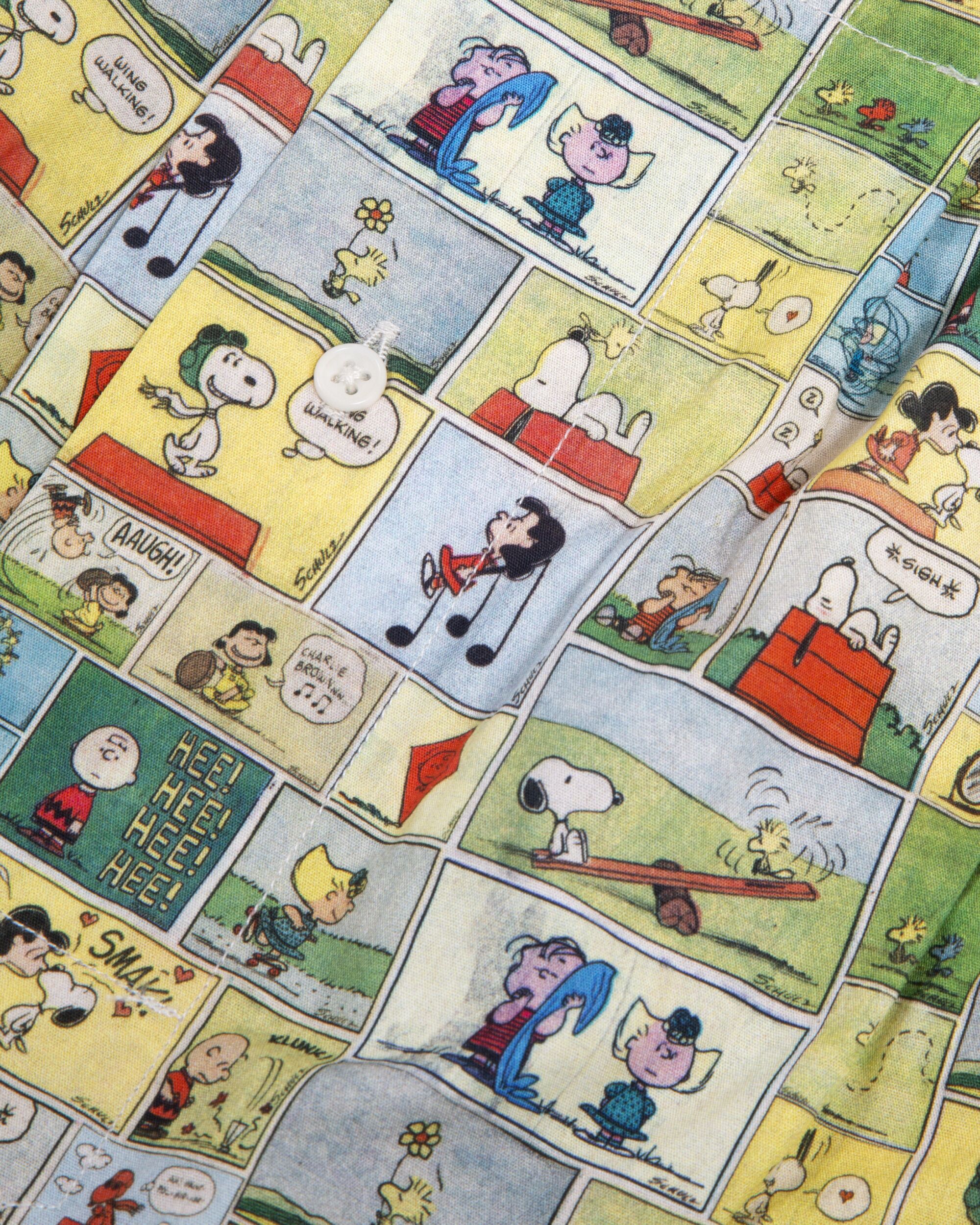 Peanuts Comic Cotton Boxers Yellow