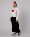 Peanuts Snoopy Doghouse Sweatshirt Cream