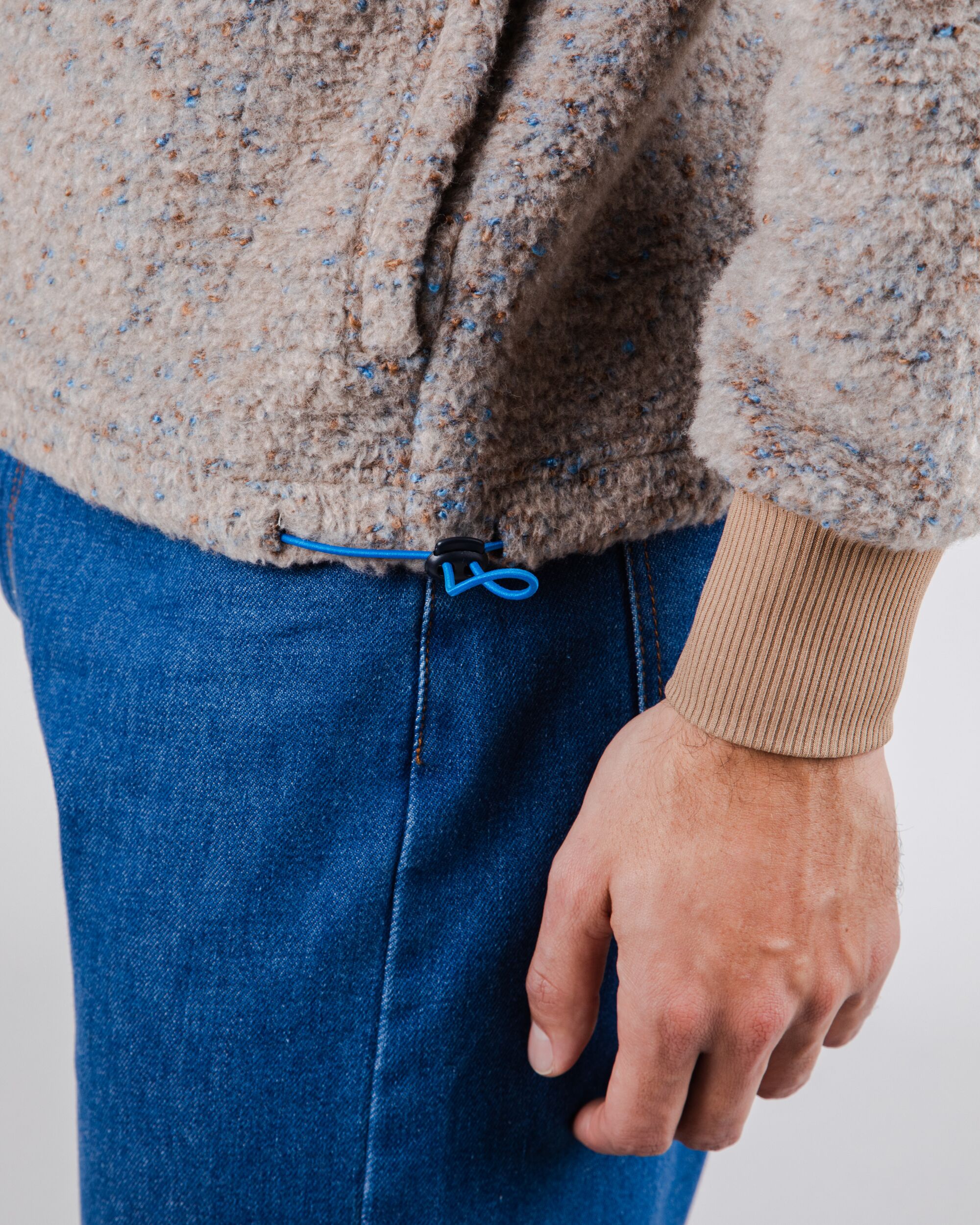 Unisex Fleece Sweatshirt Beige