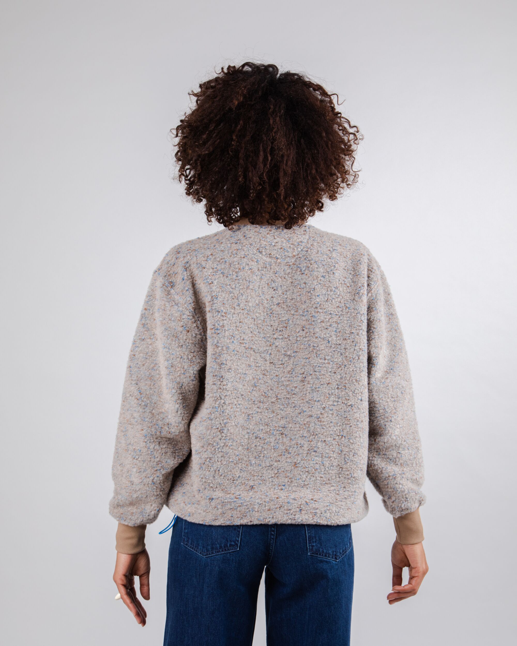 Unisex Fleece Sweatshirt Beige