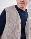 Unisex Fleece Waistcoat Beige