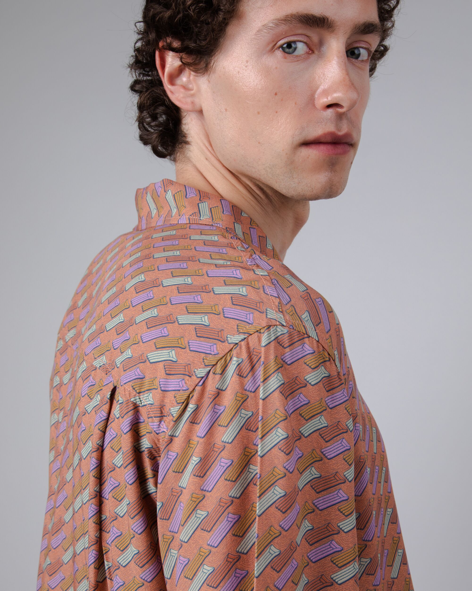 Inflatable Aloha Shirt Dark Orange