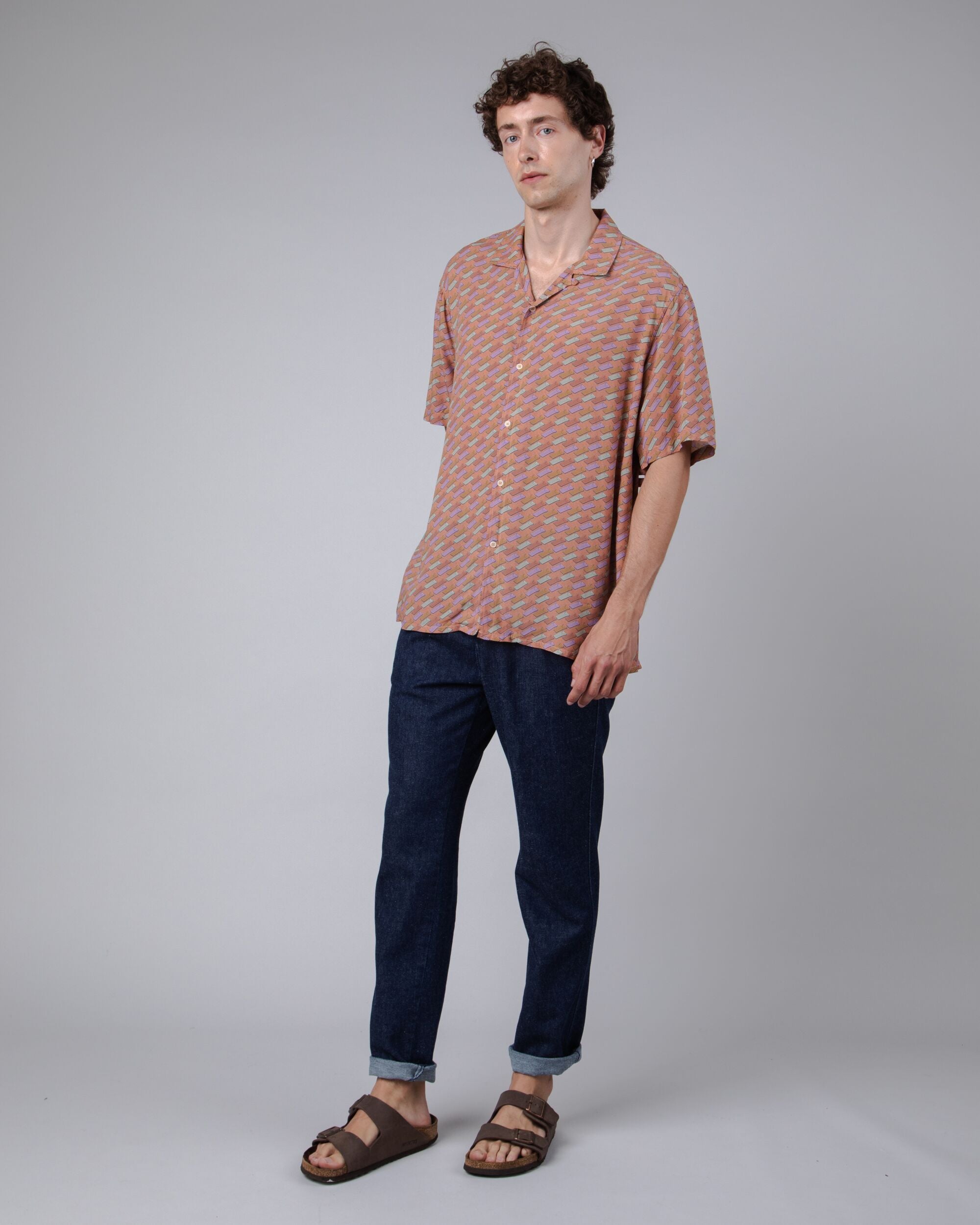 Inflatable Aloha Shirt Dark Orange