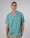 Tiles Aloha Cotton Shirt Ocean