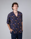 Buffet Aloha Shirt Navy