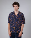 Buffet Aloha Shirt Navy