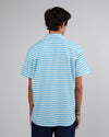 Stripes Short Sleeve Cotton Shirt Pool