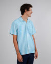 Stripes Short Sleeve Cotton Shirt Pool