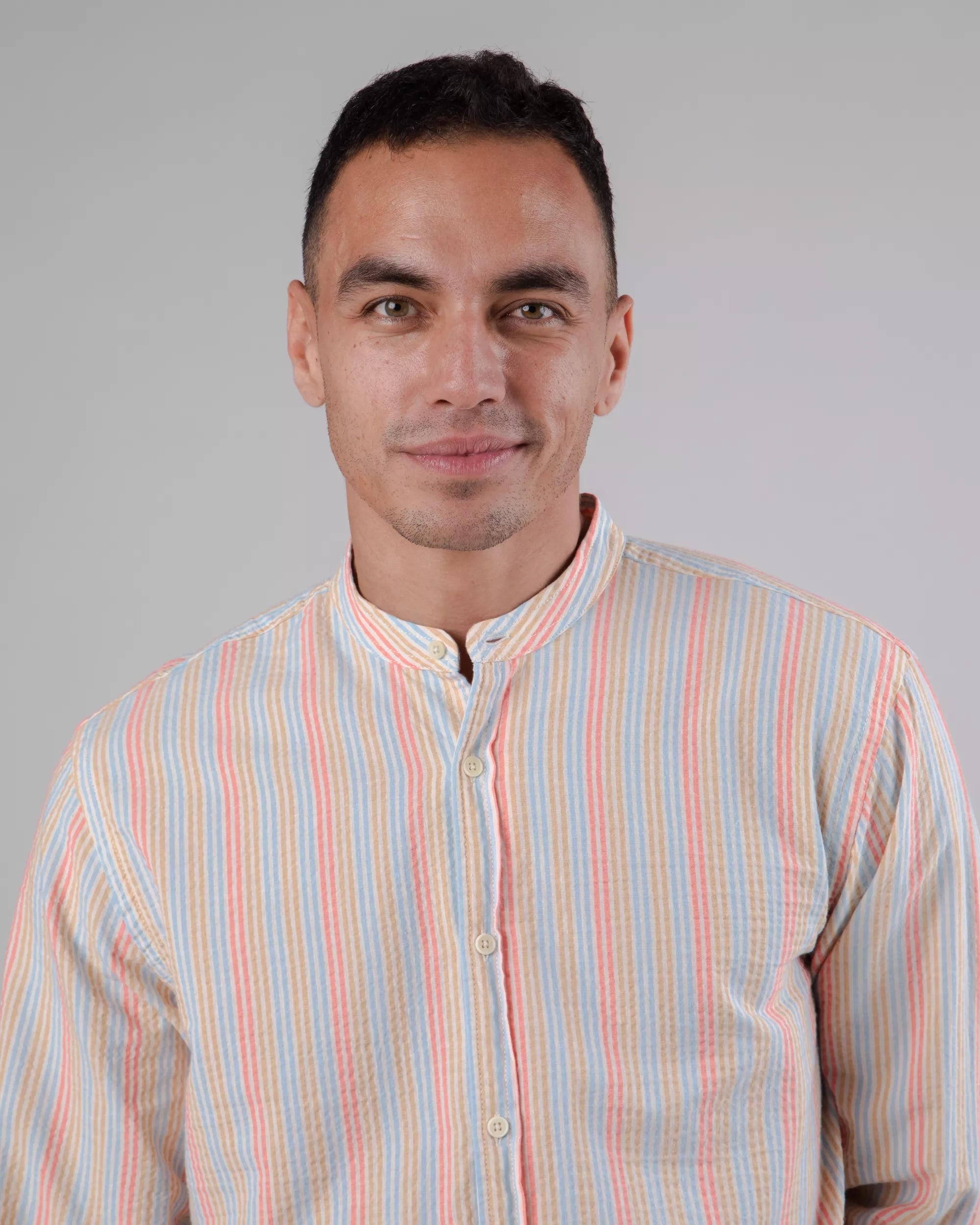 Sunset mao Shirt Apricot