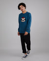 Dickie Logo Regular Sweatshirt Dark Blue
