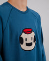 Dickie Logo Regular Sweatshirt Dark Blue