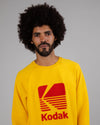 Kodak Logo Sweatshirt Yellow