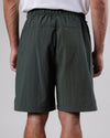 Seersucker Cargo Shorts Deep Jungle