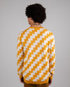 Stripes Crew Neck Sweater Mustard