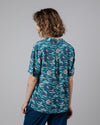 Peanuts Coast Aloha Blouse Ocean