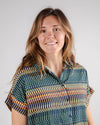 Calella Batwing Sleeve Blouse Navy