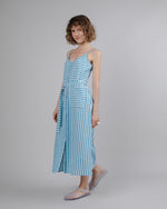 Stripes Long Dress Blue