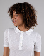 Buttoned Polo Offwhite