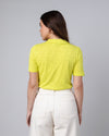 Buttoned Polo Lime