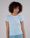 Stripes Slim Fit Tee Blue