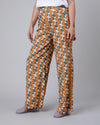 Big Tiles Wide Leg Pants Topaz