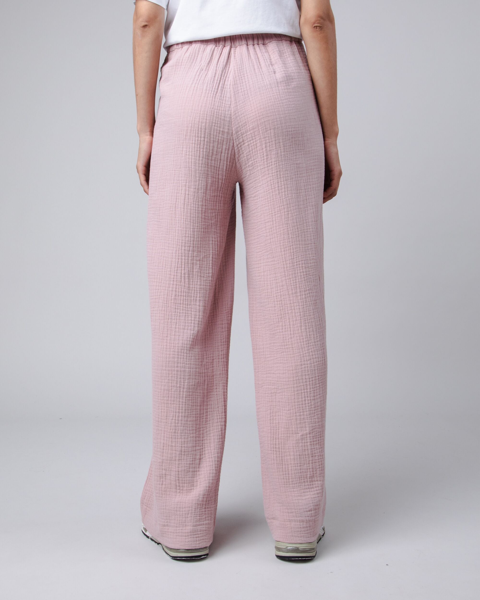 Bubble Wide Leg Pant Rose