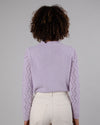 Holeknit Knitted Jacket Lilac