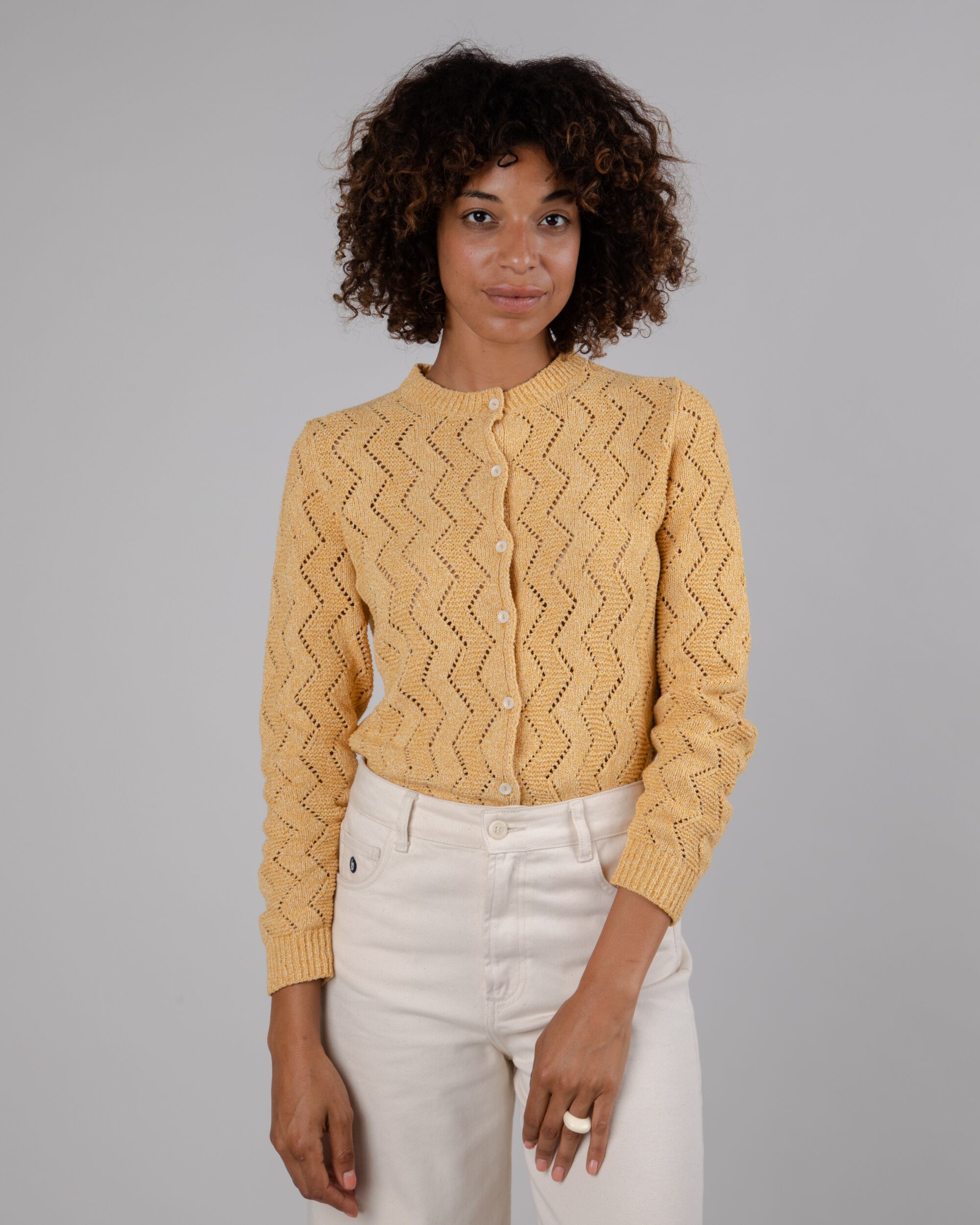Holeknit Knitted Jacket Sunshine